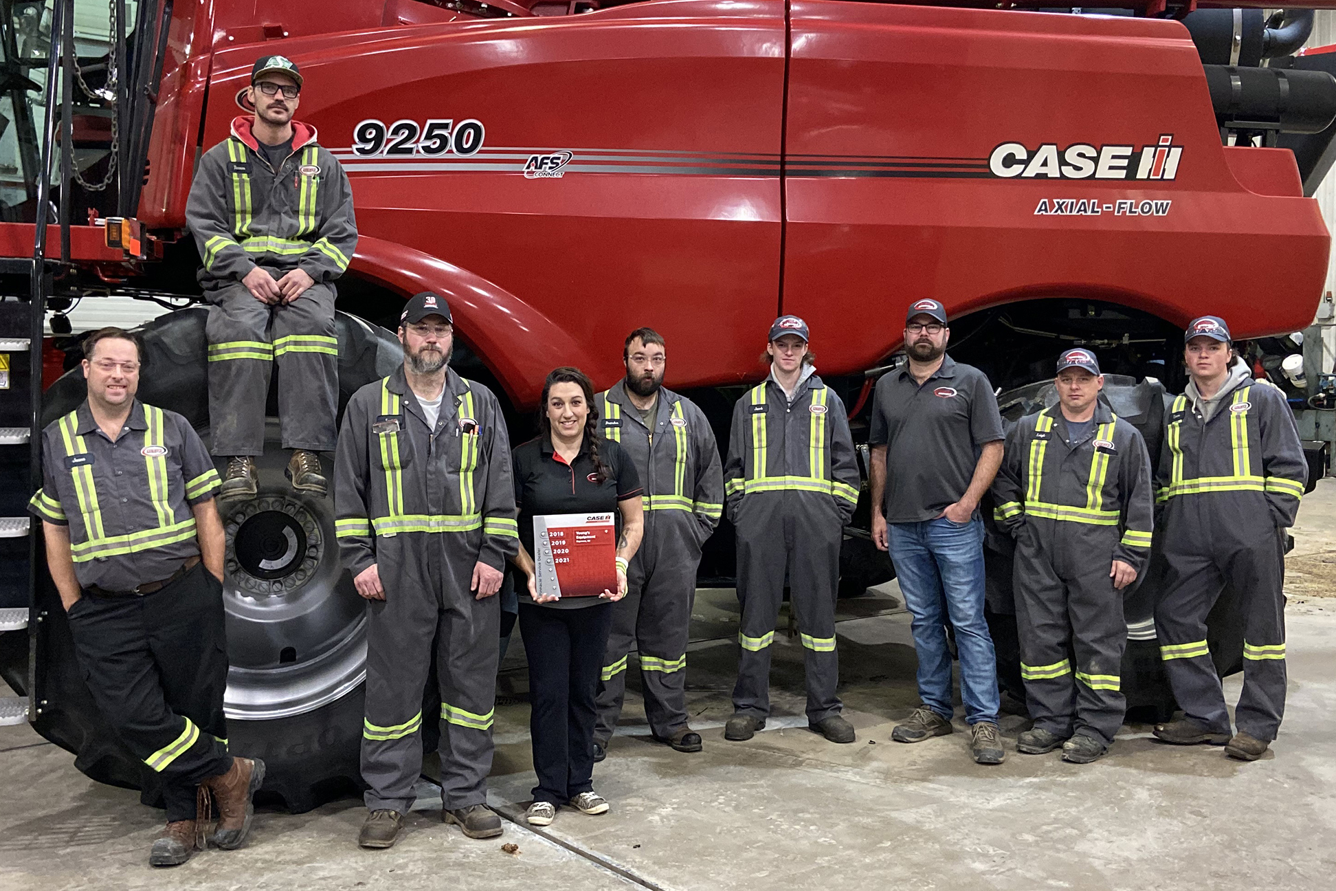 Case IH Pinnacle Service Award for Raymore
